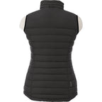 Whistler Lightweight Down Vest for Women Embroidery - Black - Back Flat