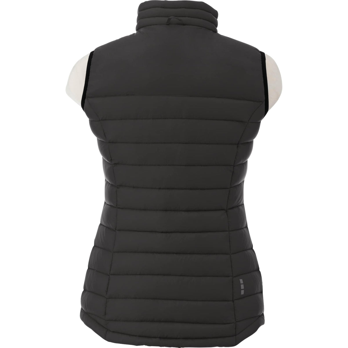 Whistler Lightweight Down Vest for Women Embroidery - Black - Back Flat