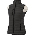 Whistler Lightweight Down Vest for Women Embroidery - Black - Front Flat