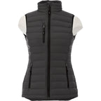 Whistler Lightweight Down Vest for Women Embroidery - Black - Front