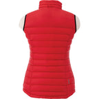 Whistler Lightweight Down Vest for Women Embroidery - Team Red - Back Flat