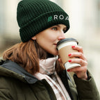 Whistler Waffle Knit Beanie in Recycled PET - Lifestyle_Embroidery