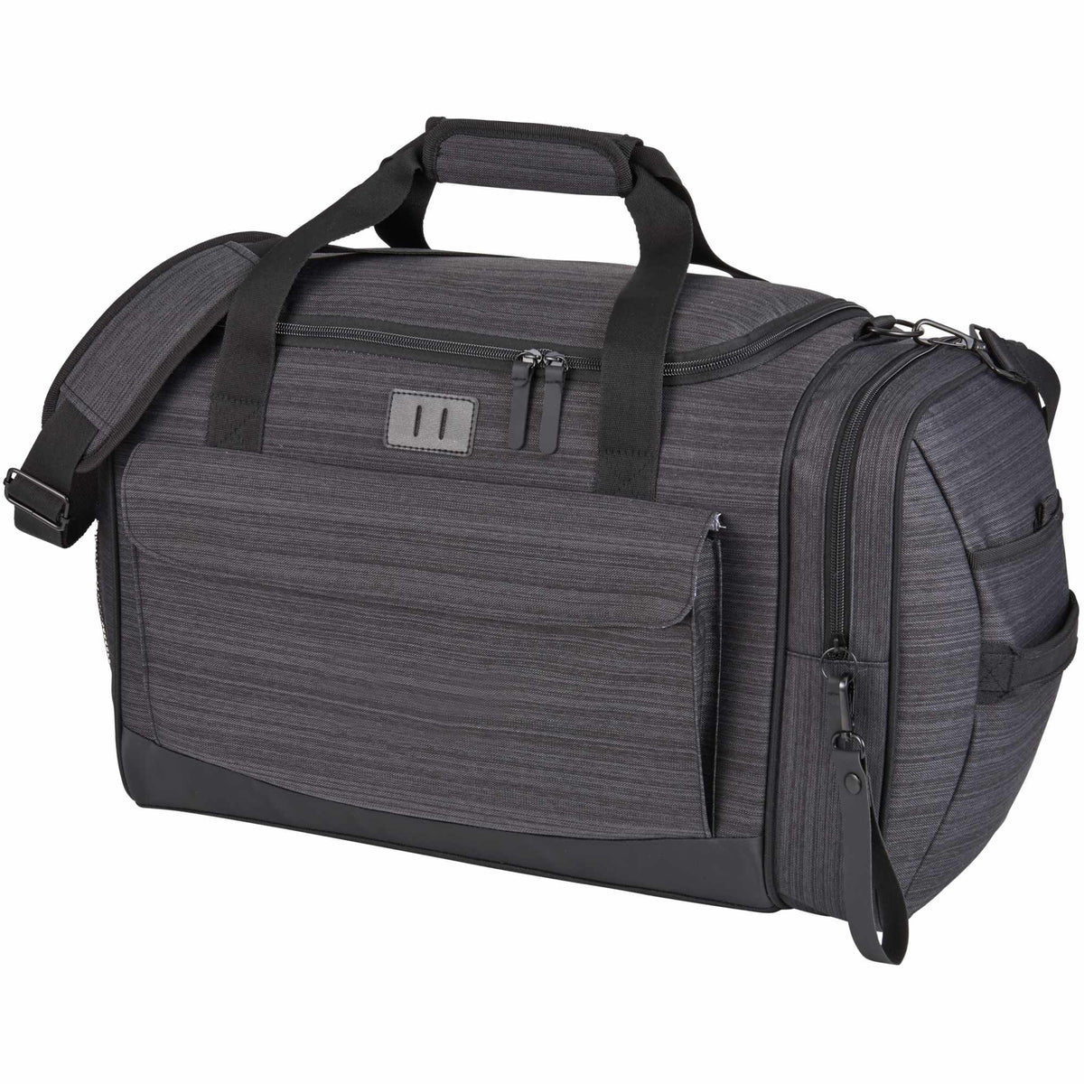 Whitby Gym Duffel Bag with Vented Shoe Pocket Transfer - Charcoal - Photo 3
