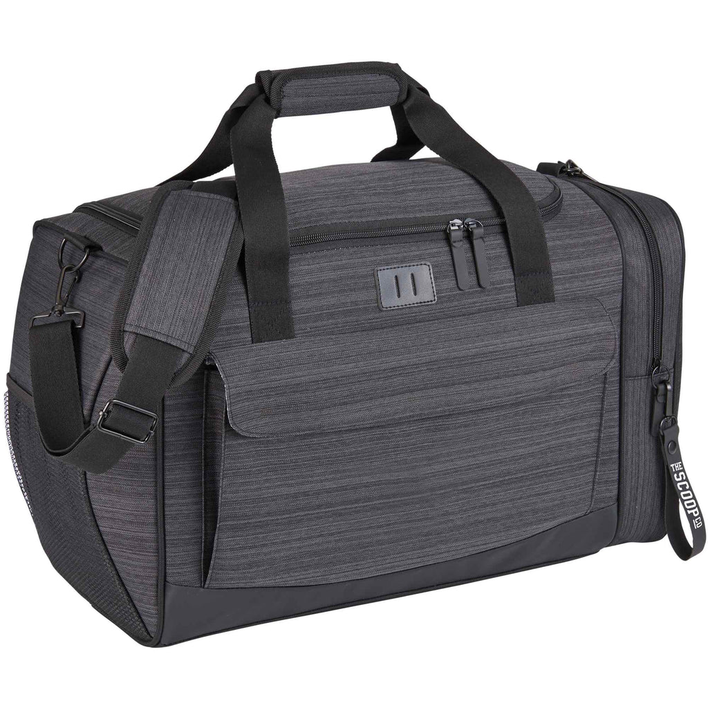 Whitby Gym Duffel Bag with Vented Shoe Pocket Transfer - Charcoal - Photo