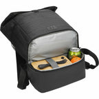Whitby Laptop Backpack with Cooler Compartment, 15 Inch - Charcoal - Propped Cooler 2