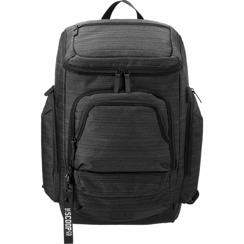 Whitby Laptop Backpack with USB Port and RFID Pocket, 15 Inch - Charcoal - Front