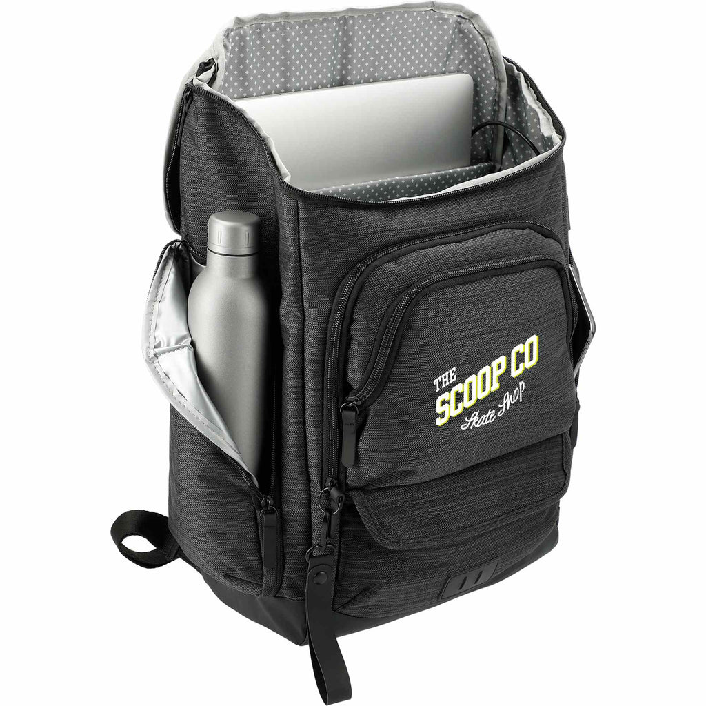 Whitby Laptop Backpack with USB Port and RFID Pocket, 15 Inch - Charcoal - Right Angle