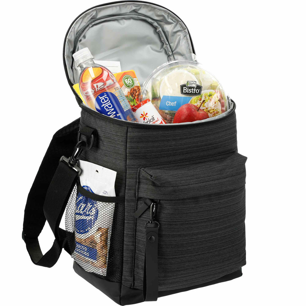 Whitby PolyCanvas Backpack Cooler for 24 Cans Debossing - Charcoal - Photo 3
