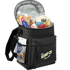 Whitby PolyCanvas Backpack Cooler for 24 Cans Embroidery - Charcoal - Photo 2