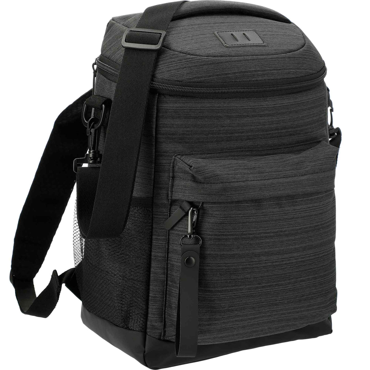 Whitby PolyCanvas Backpack Cooler for 24 Cans Transfer - Charcoal - Right Angle 2