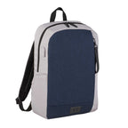 Whitby Slim Laptop Backpack with USB Port, 15 Inch - Navy/Gray - Photo 5