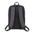 Whitby Slim Laptop Backpack with USB Port, 15 Inch Transfer - Charcoal - Back