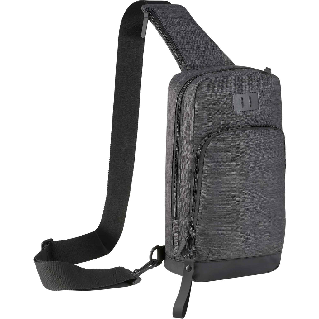 Whitby Sling Bag with USB Charging Port - Charcoal - Photo 4