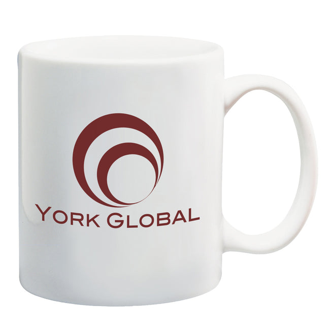White Ceramic Mug, 11 oz