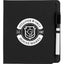 Whiteboard and Sticky Note Set with Marker - Black - Front