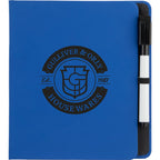 Whiteboard and Sticky Note Set with Marker - Blue - Front