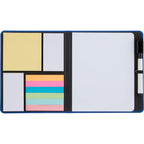 Whiteboard and Sticky Note Set with Marker - Blue - Open