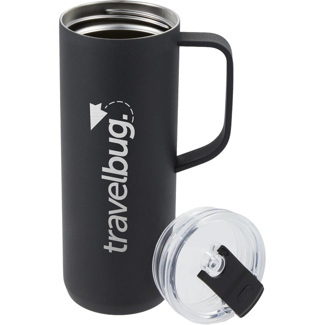 Whitney Tall Recycled Tumbler with Flip Lid, 20 oz Laser Engraving