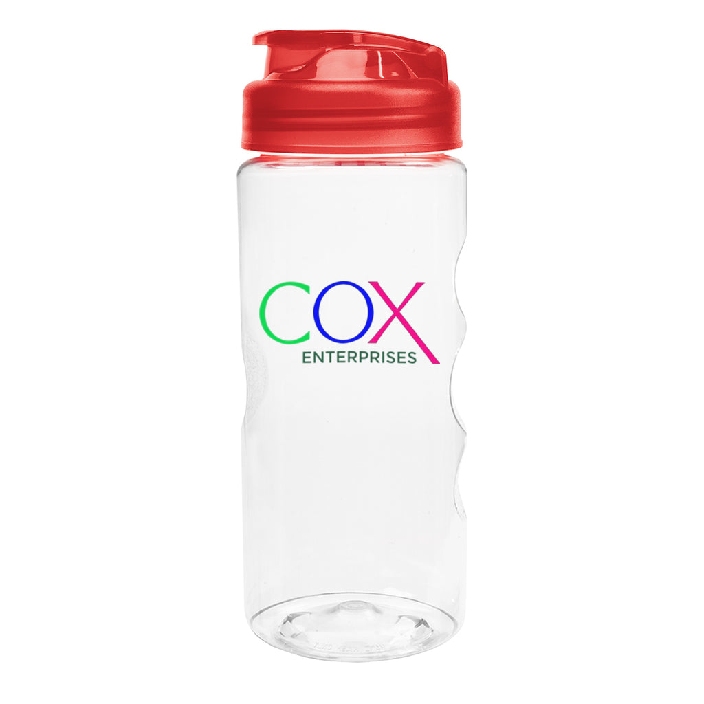 Wilderness Sports Bottle, 20 oz - Red Lid - Colorbrite