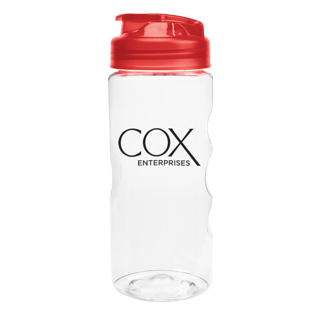 Wilderness Sports Bottle, 20 oz - Red Lid - Silk Screen