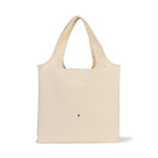 Willow Packable Cotton Tote with Snap Flap - Natural - View 2