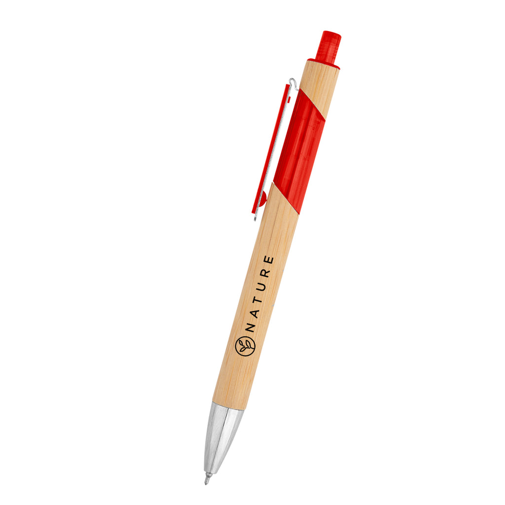 Willow Pen in Bamboo - Red - Silk Screen