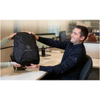 Wilshire Long Sleeve Twill Work Shirt for Men Transfer - Navy - Lifestyle