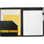 Windsor Pebble Grain Writing Pad Debossing - Black - Front 2