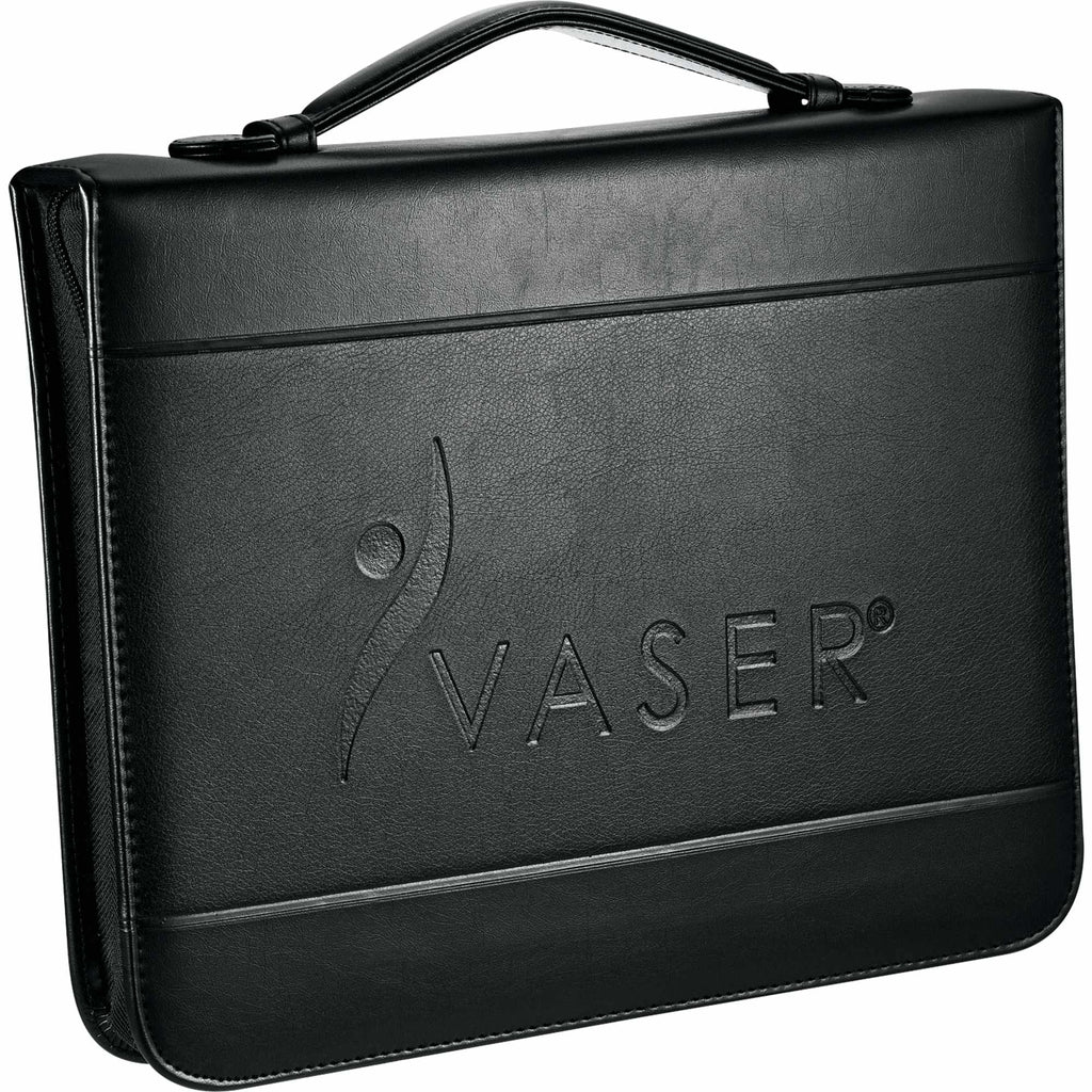 Windsor Presentation Portfolio with Ring Binder Debossing - Black - Photo