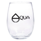 Wine Glass, 15 oz - Clear - Silk Screen