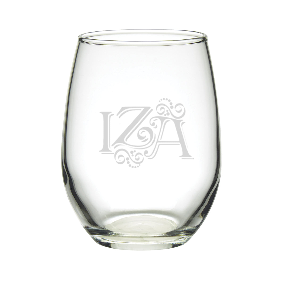 Wine Glass, 9 oz - Clear - Laser