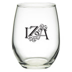 Wine Glass, 9 oz - Clear - Silk Screen