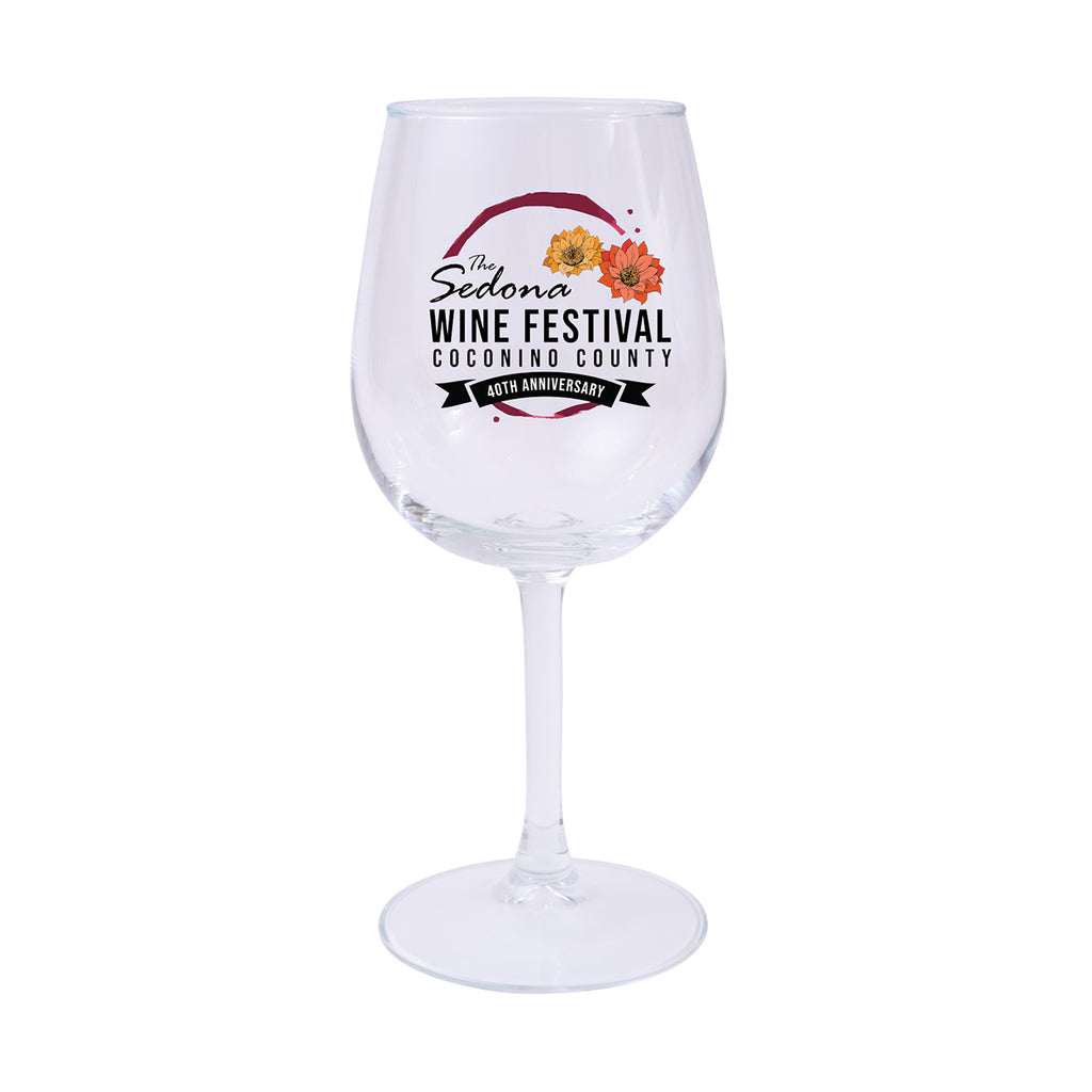 Wine Glass in Full Color, 12 oz - Full Color