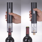 Wine Opener, Electric - Black - Open_Bottle_Blank