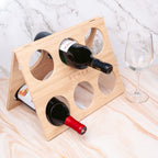 Wine Rack in Bamboo - Natural - Lifestyle_Laser