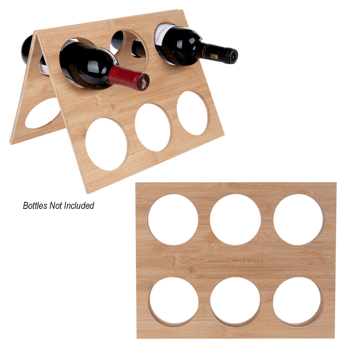 Wine Rack in Bamboo