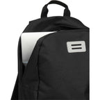 Wink Recycled Laptop Backpack, 15 Inch Full Color - Black - Propped 2