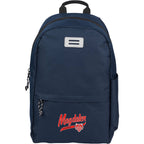 Wink Recycled Laptop Backpack, 15 Inch - Navy - Front
