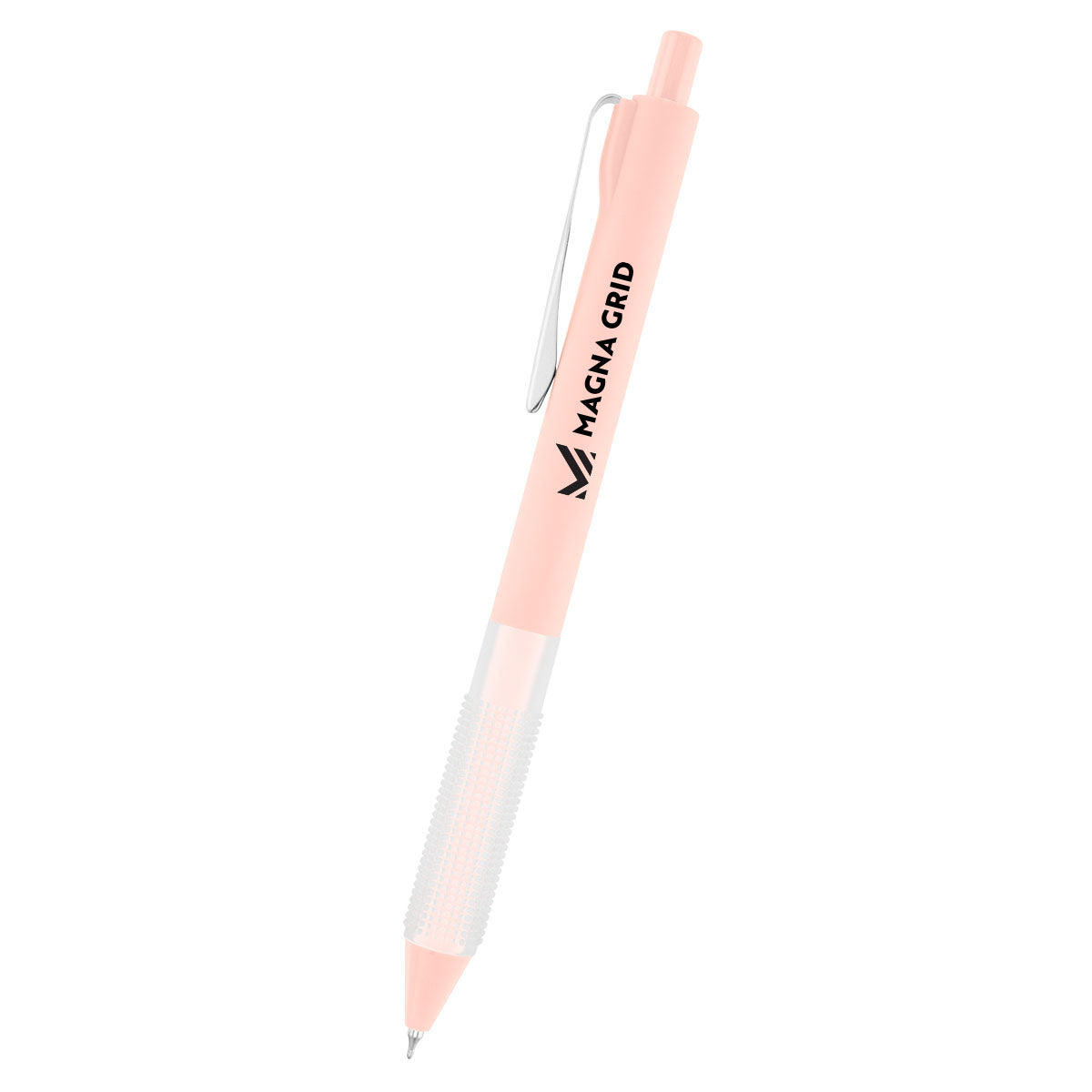 Winsley Gel Pen in Recycled ABS - Light Pink - Silk Screen