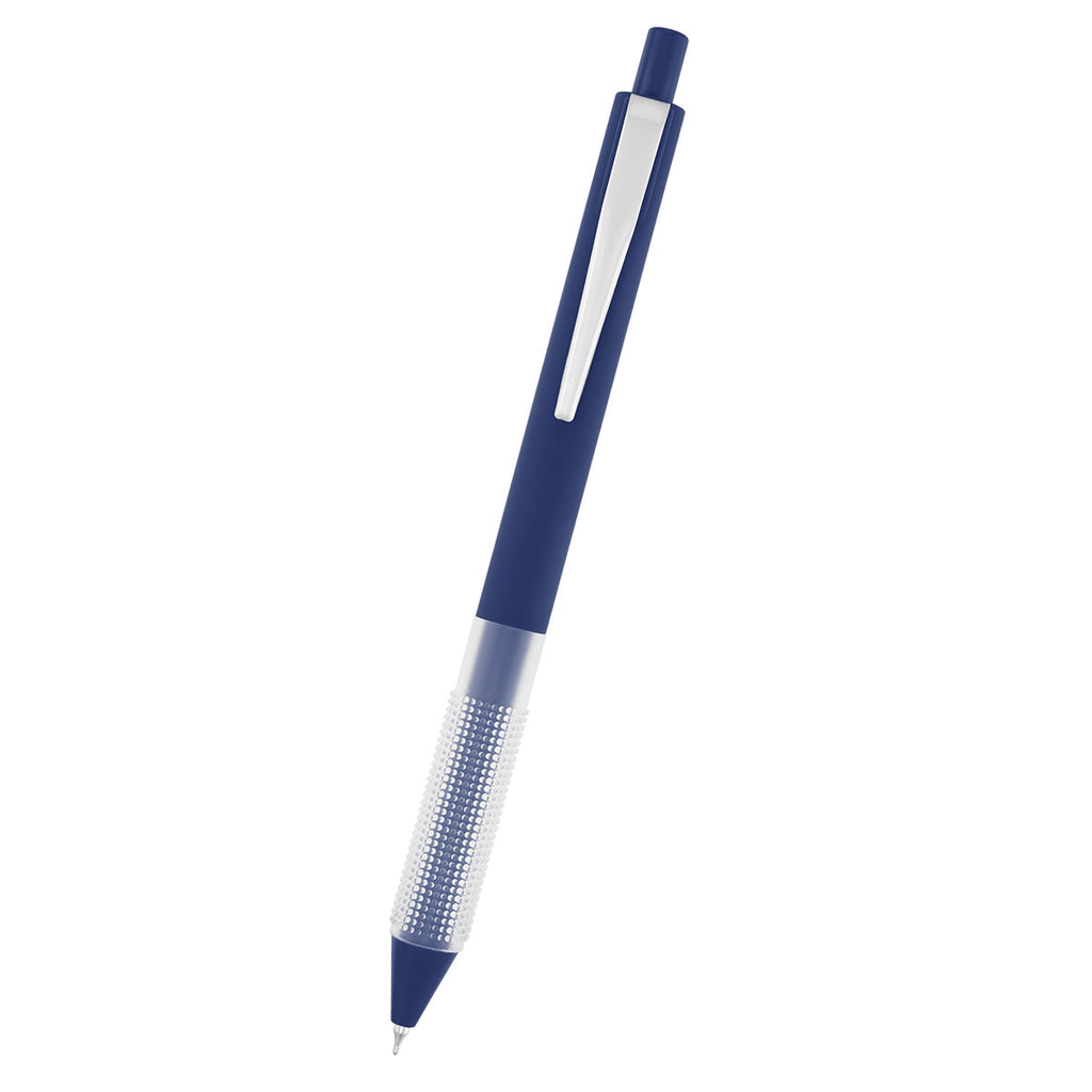 Winsley Gel Pen in Recycled ABS - Navy - Front