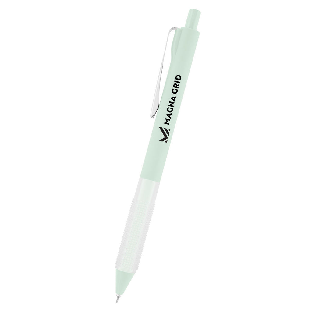 Winsley Gel Pen in Recycled ABS - Sage - Silk Screen