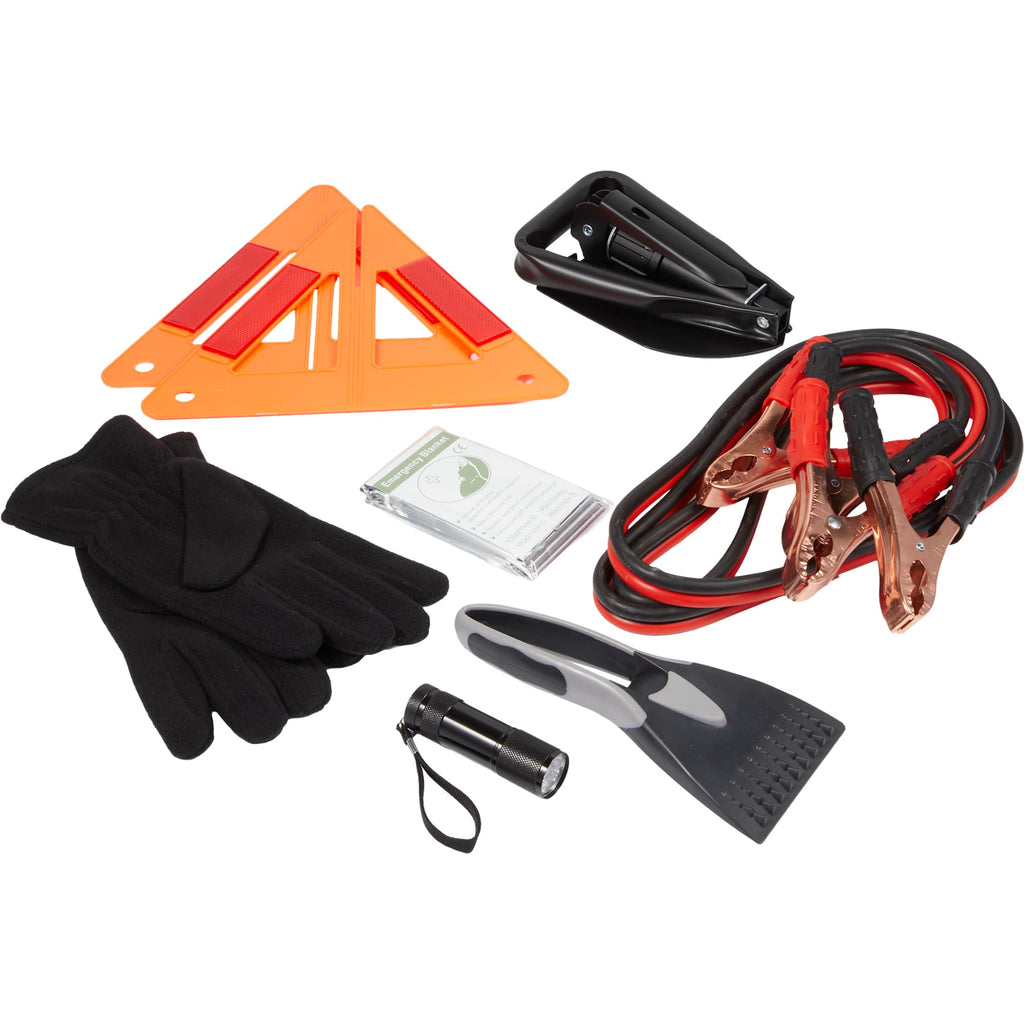 Winter Car Kit with Folding Shovel, 9 Pieces Transfer - Black - Detail 2
