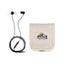 Wired Travel Earbuds with Canvas Pouch Full Color - Natural - View 1