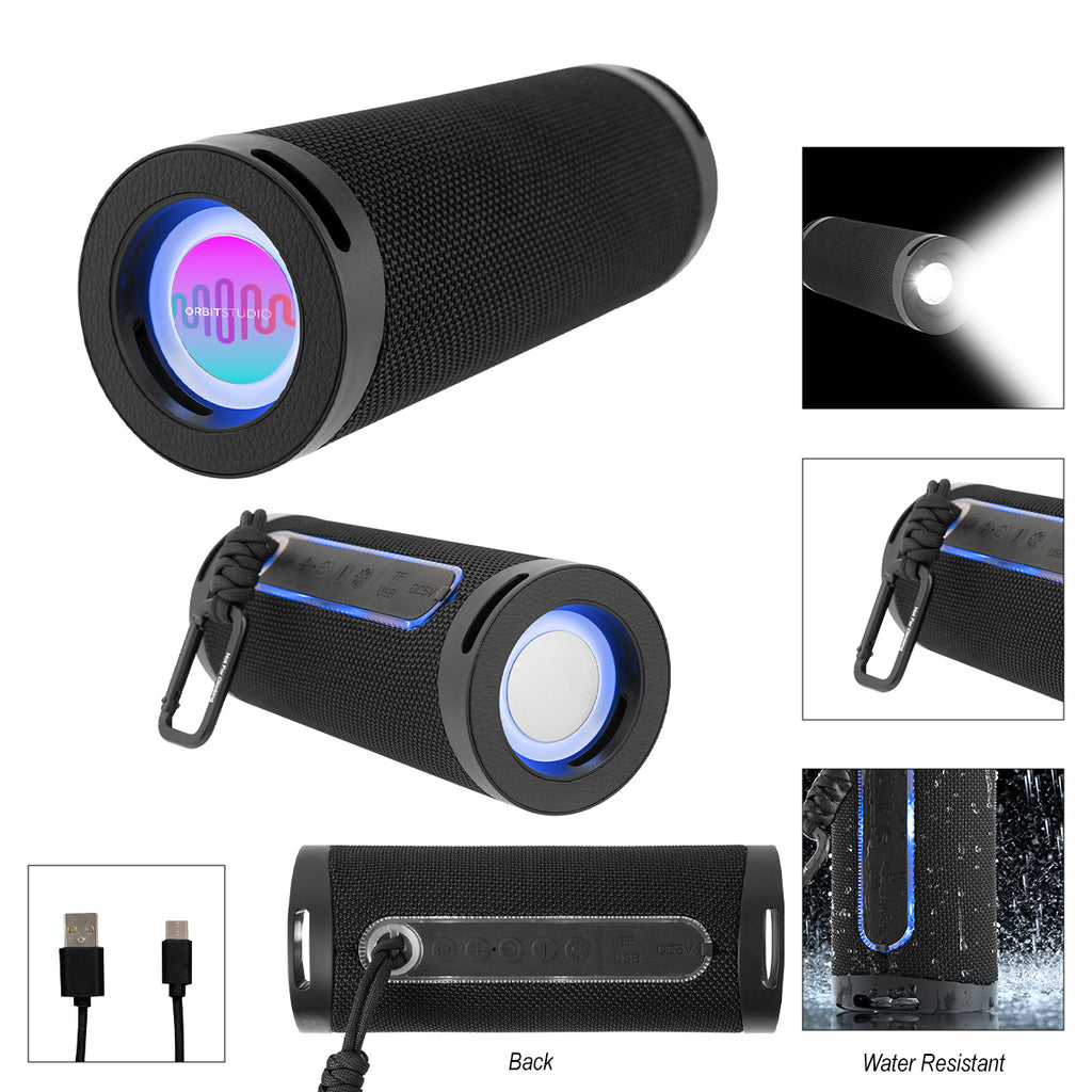 Wireless Barrel Speaker with Flashlight - Wireless Barrel Speaker Flashlight