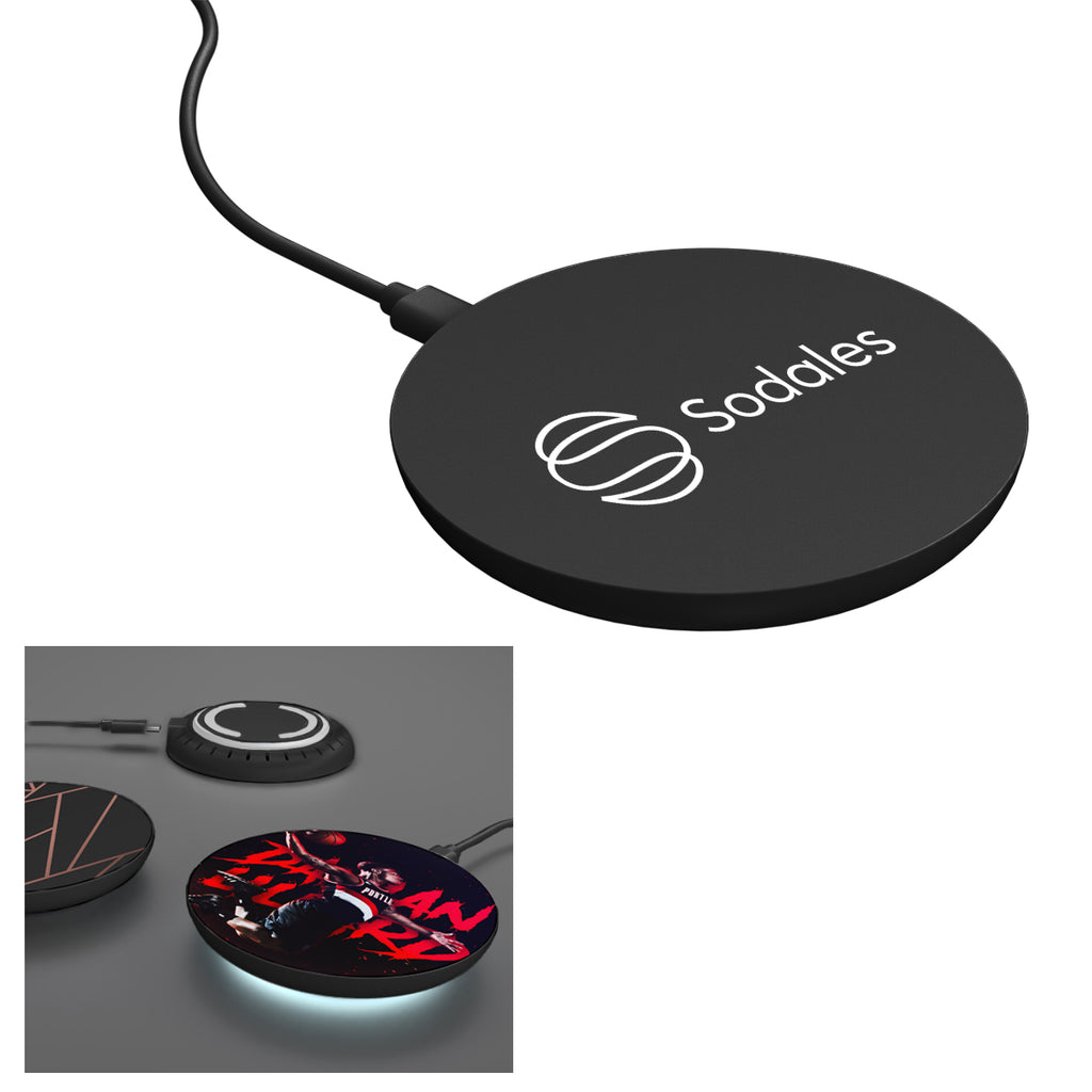 Wireless Charger with LED Light, 15W - Silk Screen