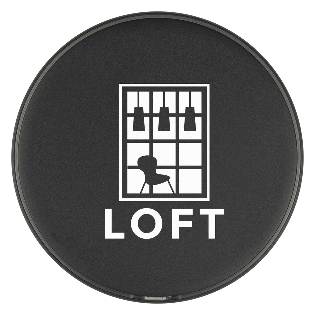 Wireless Charging Pad for Phones - Black - Silk Screen
