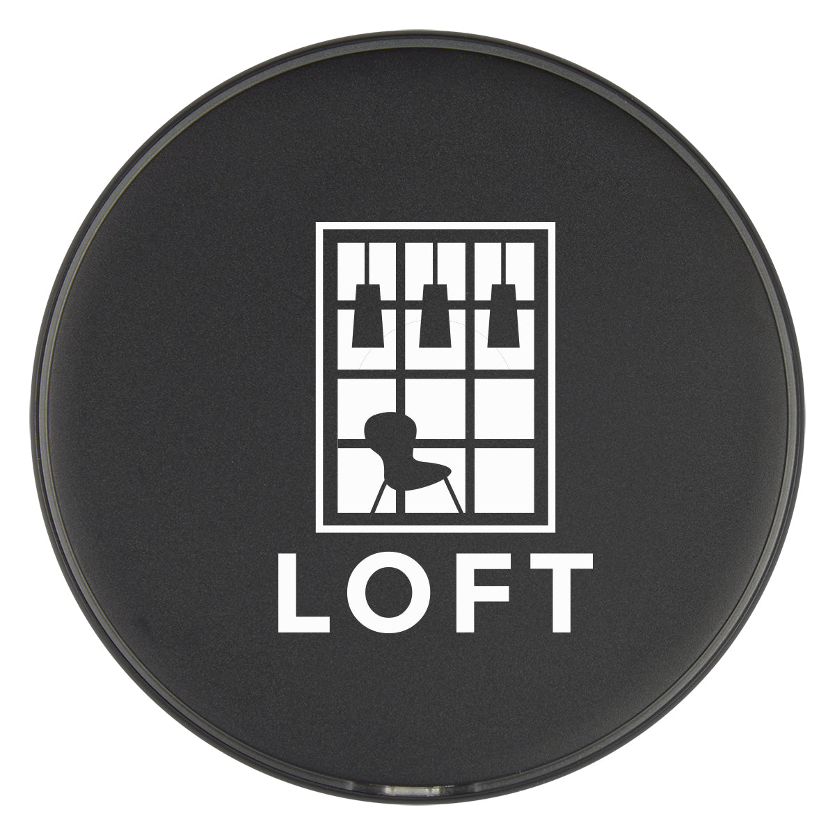 Wireless Charging Pad for Phones - Black - Silk Screen