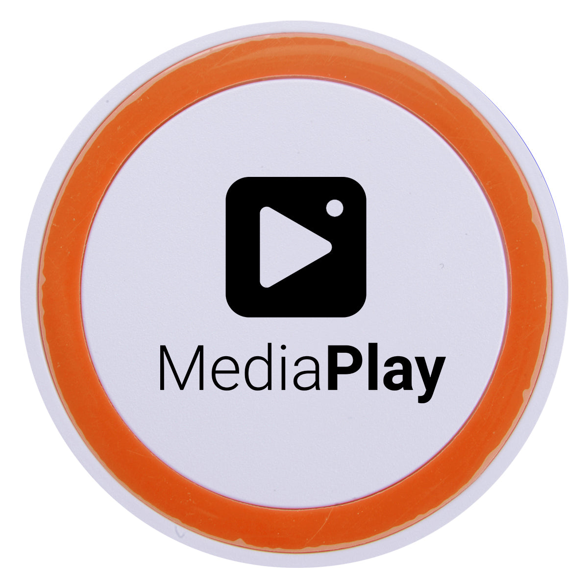 Wireless Charging Pad for Phones - Orange - Silk Screen