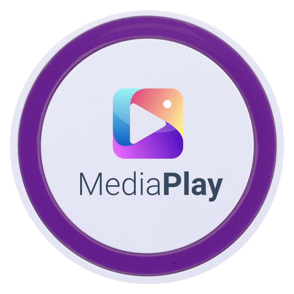 Wireless Charging Pad for Phones - Purple - Full Color