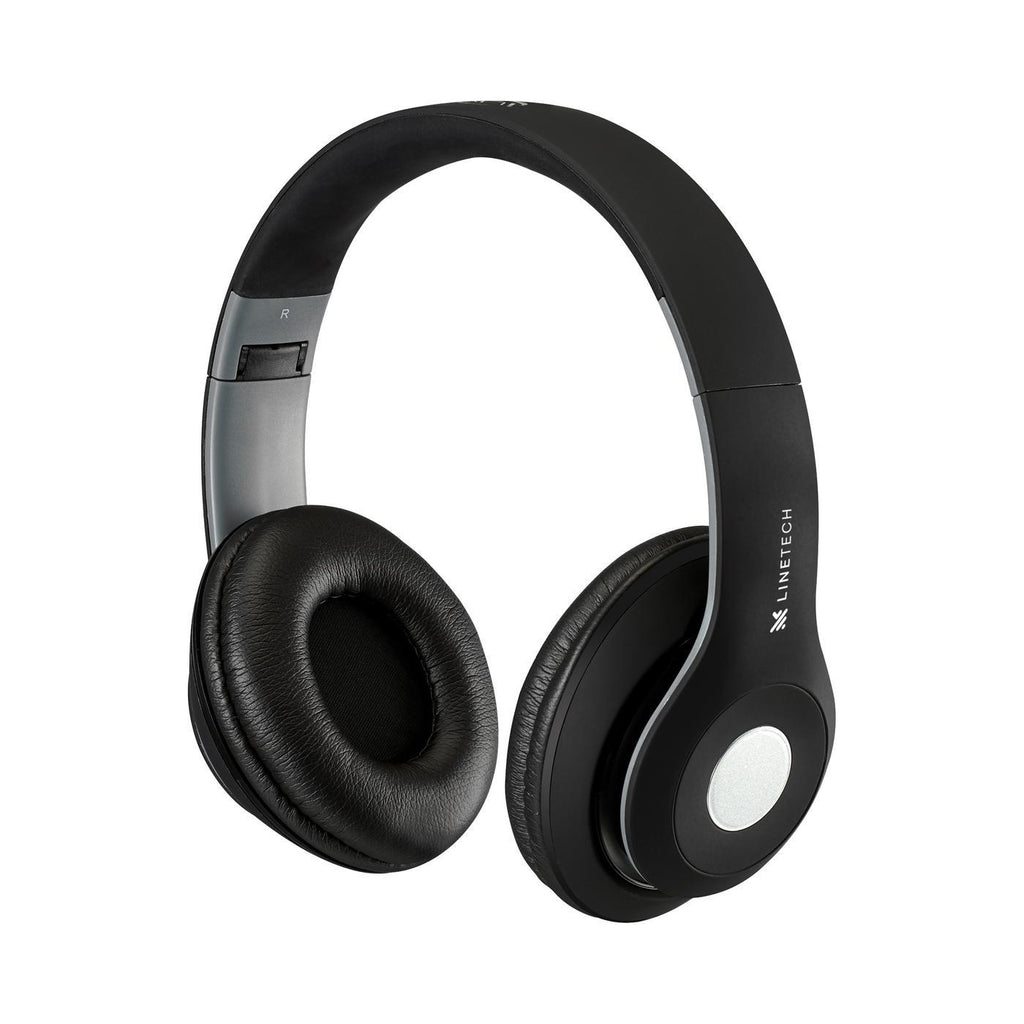 Wireless Headphones and EVA Travel Case Set Full Color - Black - View 2